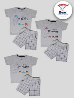 boys Half Sleeves T-Shirt & Shorts Set