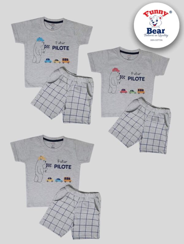 boys Half Sleeves T-Shirt & Shorts Set