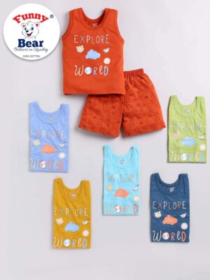 toddler Sleeveless T-Shirt and Shorts