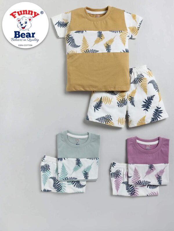 Boys and girls Half Sleeves T-Shirt & Shorts Set