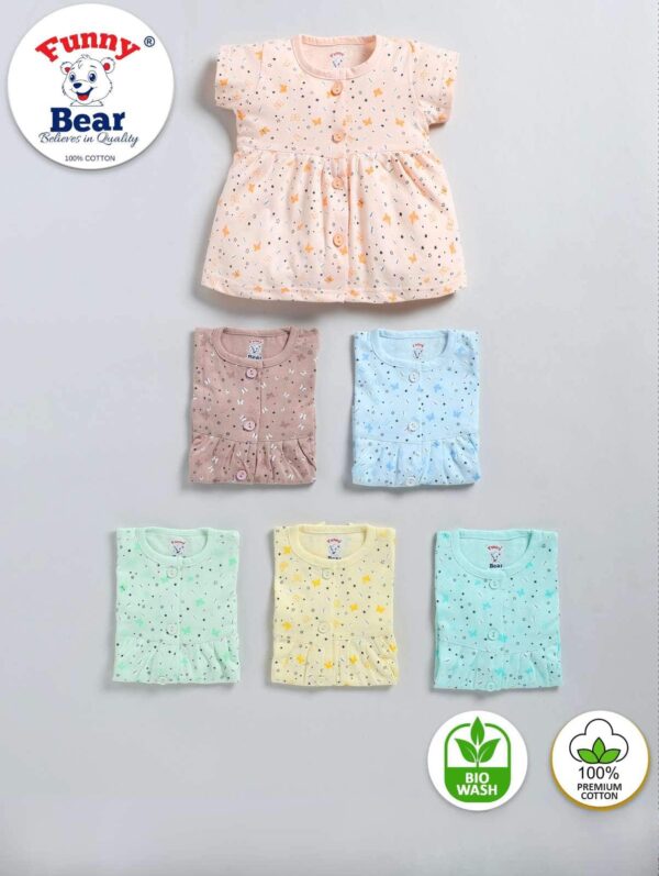 pure cotton dress for baby girl