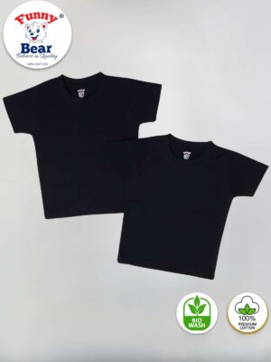 black tshirt kids boys and girls