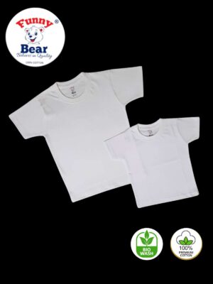 plain white t shirt kids boys and girls