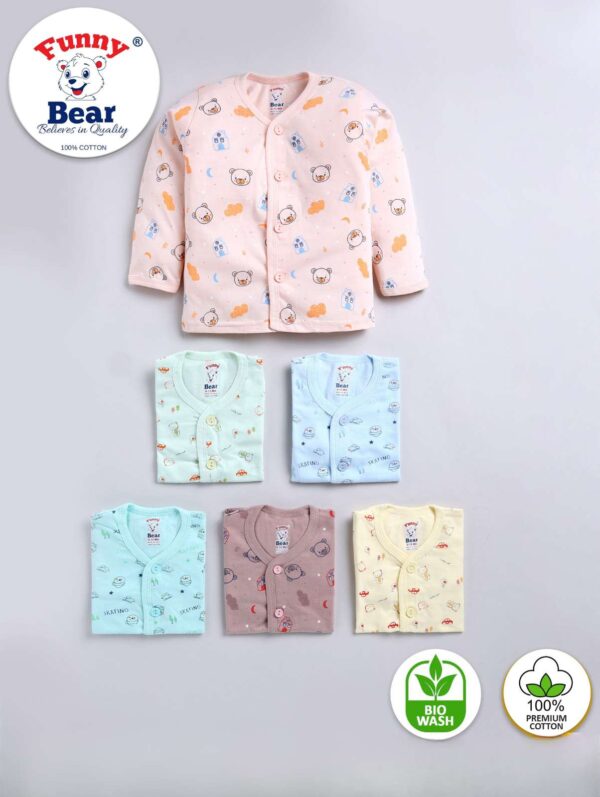 front open baby vest for boys and girls